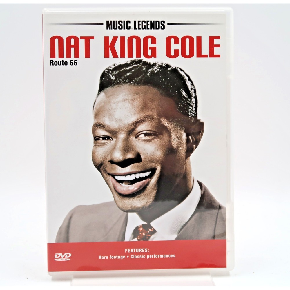 Music Legends Nat King Cole DVD Route 66 Studio Jazz Documentary Rare Footage